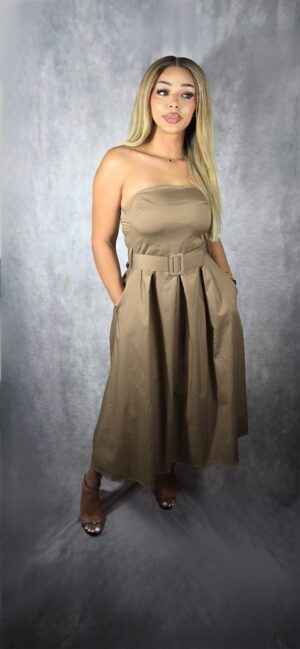Naliyah dress - Brown